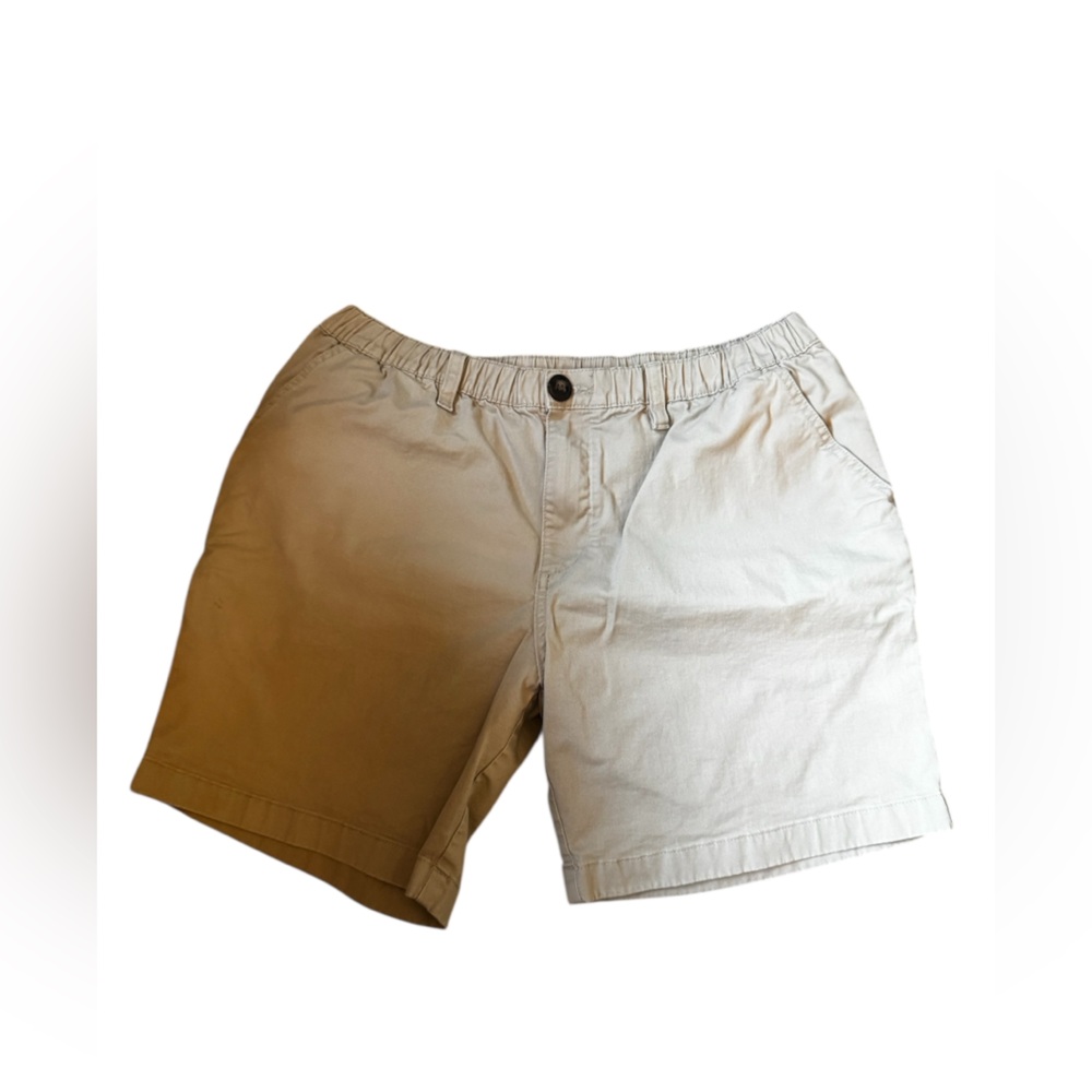 Chubbies Two-Tone Tan and Cream Shorts